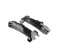 Mbxpxe Clignotant Indicateur Clignotants Dynamiques LED Pour Rétroviseurs Latéraux Séquentiels 31371878 Pour Volvo Pour XC60 2014-2017 Clignotants LED(Dynamic Smoked)