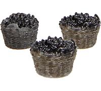 MBZ 30277 Lot de 5 paniers carbone H0 modèle à impression 3D