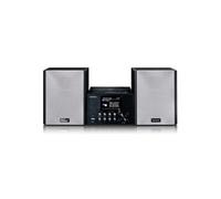 Lenco MC-250BK - Micro-chaîne avec radio intelligente, lecteur CD/USB, internet, DAB+, Bluetooth® - Noir