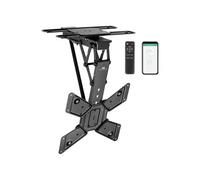 Support de plafond TV électrique avec télécommande, 23-65 pouces, jusqu'à 30 kg