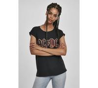 Merchcode T-shirt rouge sang / noir, Taille XS