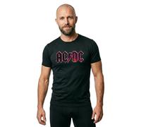 T-shirt Merchcode ACDC - Distressed Logo Noir XS