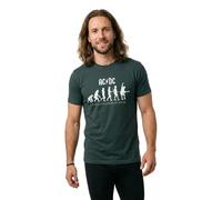 T-shirt Merchcode ACDC - Evolution Of Rock Vert 2XL