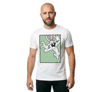 Mc Clothes T-shirt à Manches Courtes Looney Tunes Bugs Bunny Funny Face