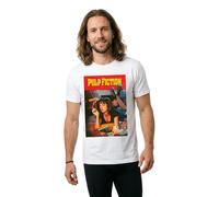 Mc Clothes T-shirt à Manches Courtes Pulp Fiction Poster