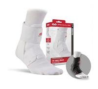 Mc David Chevillère à Lacets avec Bandes Strap pour Hommes et Femmes - Ultralite - Noir ou Blanc - Protection Maximale: Idéale pour prévenir ou récupérer d’une entorse. Conçu pour faire du sport: Basketball, Volleyball, MMA, Course, Marche …
