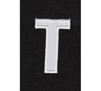 Mc Ecusson thermocollant Alphabet Lettre T Coloris Blanc