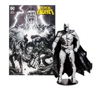 DC Direct - Figurine Gold Label McFarlane 17cm avec Comic Black Adam - Batman Line Art Variant - TM15893