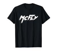 MC Fly | Retour à Doc and Marty Future Band British T-Shirt Graphique avec Valeur, Homme, Noir, XL