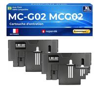 MC-G02 4589C001 Cartouches de maintenance compatible pour Canon Pixma G1420 G1430 G1520 G2420 Pack 2