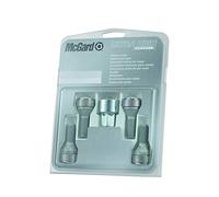 Mc Gard 27204 SL Kit Boulon de Protection des Roues avec Bague Collectrice dimension M12x1.5 60° 22.1mm 17mm, Argenté.