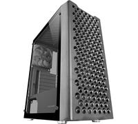 Mc-Ipro, Boîtier Professionnel Atx, Grille Frontale 3D Mesh, Fenêtre Latérale Verre Trempé, Ventilateur Fdb Silencieux 12Cm, Ventilateur Pc Avec Support De Refroidissement Liquide[ZHB0794]