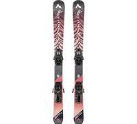 Mc Kinley Skitty I Nc Schraubbindung Set de Skis pour Enfants Pink/Red Wine/Wh 80