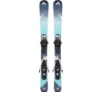 Mc Kinley Sweety I Jt + Systembindung Set de Skis pour Enfants Navy/Turquoise/Pink 90