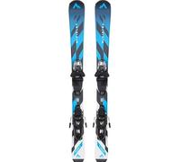 Mc Kinley Team 7 I Jt + Systembindung Set de Skis pour Enfants Blue/Black Night/Whi 100