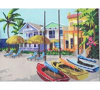 Mc Kit Canevas Barques 15 x 20 cm