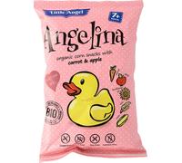 Mc LLOYD 's Little Angel Angelina Corn Crisps, Carotte et pomme - 4x15 g