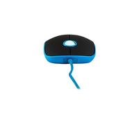 MC-M111 - Souris - optique - 3 boutons - filaire - USB - noir, bleu