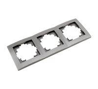 MC Power 1534764 Flair Cadre pour 3 prises Anthracite mat