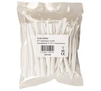 MC POWER 1535563 McPower Lot de 100 Gaines thermorétractables Blanc