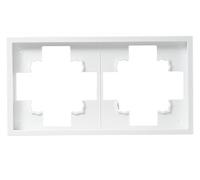 MC POWER - Cadre 2 Positions | Shallow | Blanc, Mat