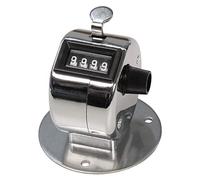 McPower - Compteur Manuel mécanique | avec Pied de Montage, boîtier en métal, 0-9.999 | Compteur pour Sport, événements, Production, inventaire, Nombre de Personnes ou de pièces