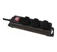 Multiprise de jardin avec interrupteur IP44 pour l'extérieur Mc Power