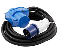 MC Power - Rallonge CEE - 10 m - H07RNG 3G2,5-230 V - Câble d'extension Haute Tension IP44 pour Camping-Car, Caravane