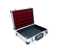 MC.Sammler Mallette à pièces en Aluminium à Monter Librement avec Plateau à Monnaie de Votre Choix (Valise sans Tablette)