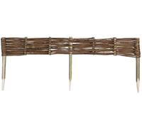 MC.Sammler Panneau en Saule tressé Palissades en Bois 16 | Dimensions Hauteur: 10 cm Longueur: 100 cm clôture de Jardin 1 pièce