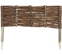 MC.Sammler Panneau en Saule tressé Palissades en Bois 16 Dimensions Hauteur: 20 cm Longueur: 60 cm clôture de Jardin 1 pièce