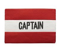 MC-Trend Brassard de capitaine de football : brassard de haute qualité et élastique pour tous les âges - Choix parfait pour votre capitaine d'équipe capitaine (1, rouge/blanc)