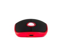 MC-WRM113 - Souris - optique - 3 boutons - sans fil - 2.4 GHz - récepteur sans fil USB - noir, rouge