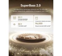 Mc1 Pro Écouteurs Intra-Auriculaires Ouverts Avec Son Impressionnant, Amplification Des Basses Adaptative, Bluetooth 6.0, Réduction Du Bruit Lors Des Appels, Ip67, Batterie 40H, Bourgeons De