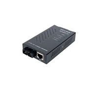 MC110CS - Convertisseur de média à fibre optique - 100Mb LAN - 10Base-T, 100Base-FX, 100Base-TX - RJ-45 / mode unique SC - jusqu'à 20 km - 1310 nm