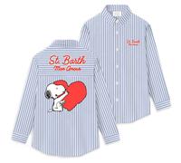 mc2 robe saint Barth BRIG005-01934L COTTON STRIPES V SNOOPY AMOUR 31 (01934L) M