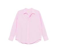 MC2 Saint Barth - 00703L Cotton Stripes Micro V Apres 21 Emb - Femme - Blouses et Chemises - Rose - Taille: 40 FR