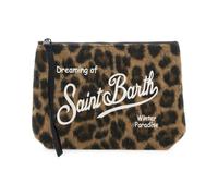 MC2 Saint Barth - Aline Felt Pouch - Femme - Sacs - Brun - Taille: ONE Size