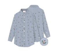 MC2 Saint Barth - Brigitte Shirt - Femme - Blouses et Chemises - Bleu - Taille: 40 FR