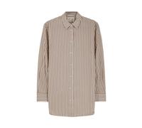 MC2 Saint Barth - Brigitte Striped Shirt - Femme - Blouses et Chemises - Brun - Taille: 38 FR