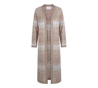 MC2 Saint Barth - Cardigan lungo Tonia - Femme - Pulls - Brun - Taille: 38 FR