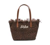 MC2 Saint Barth - City Bag Mid Fringe - Femme - Sacs - Brun - Taille: ONE Size