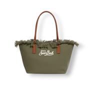 MC2 Saint Barth - City Bag Mid Fringe Shoulder Bag - Femme - Sacs - Vert - Taille: ONE Size