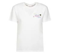 MC2 Saint Barth - Emilie Cotton T-shirt - Femme - Tops - Blanc - Taille: 38 FR