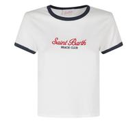 MC2 Saint Barth - Emilie String T-shirt - Femme - Tops - Blanc - Taille: 40 FR