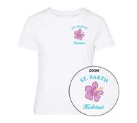 MC2 Saint Barth - Emilie T-shirt - Femme - Tops - Blanc - Taille: 36 FR