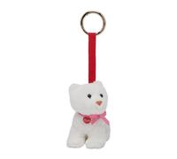 MC2 Saint Barth, Femme, Sacs, Blanc, Taille: ONE Size Charm avec Mini Chat en Peluche