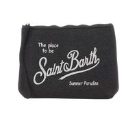 MC2 Saint Barth, Femme, Sacs, Noir, Taille: ONE Size Aline Lurex Pouch