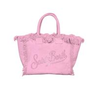 MC2 Saint Barth, Femme, Sacs, Rose, Taille: ONE Size Sac bandoulière en toile avec fermeture éclair