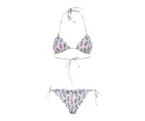 MC2 Saint Barth - Frou Frou Sagitami Triangle Bikini - Femme - Maillots de bain - Multicolore - Taille: 38 FR